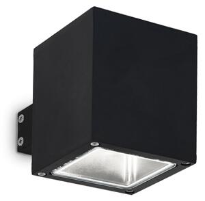 Exteriérové nástenné svietidlo Ideal lux 123080 SNIF SQUARE AP1 NERO 1xG9 40W IP44