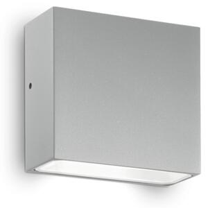 Exteriérové nástenné svietidlo Ideal lux 113760 TETRIS-1 AP1 GRIGIO 1xG9 15W IP44