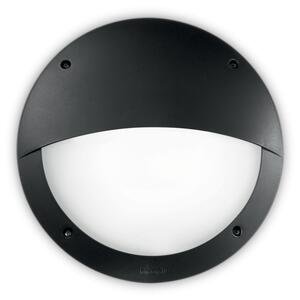 Exteriérové nástenné svietidlo Ideal lux 096698 LUCIA-2 Polar-2 NERO 1xE27 23W IP66
