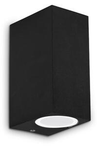 Exteriérové nástenné svietidlo Ideal lux 115344 UP AP2 NERO 2xG9 15W IP44