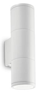 Exteriérové nástenné svietidlo Ideal lux 100388 GUN AP2 SMALL BIANCO 2xGU10 35W IP44 IP44