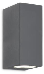 Exteriérové nástenné svietidlo Ideal lux 115337 UP AP2 ANTRACITE 2xG9 15W IP44