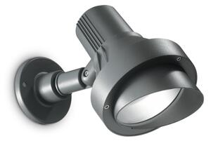 Exteriérové nástenné svietidlo Ideal lux 046167 TERRA AP1 BIG ANTRACITE 1xE27 60W IP65
