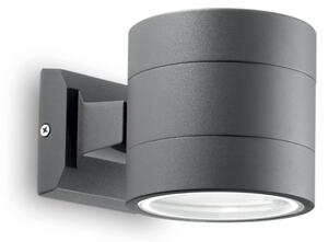 Exteriérové nástenné svietidlo Ideal lux 061467 SNIF ROUND AP1 ANTRACITE 1xG9 40W IP54