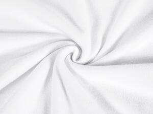 Biante Detská obojstranná deka Mikroplyš/Polar MIP-010 Snehové vločky - svetlo sivá 75x100 cm