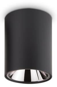 Stropné svietidlo Ideal lux 206004 NITRO ROUND NERO 1xLED 10W/900lm 3000K čierna