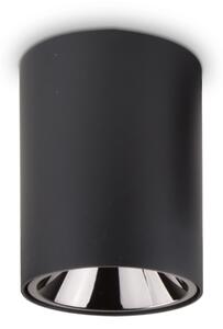 Stropné svietidlo Ideal lux 205984 NITRO ROUND NERO 1xLED 15W/1350lm 3000K čierna