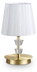 Stolová lampa Ideal lux 197753 PEGASO TL1 SMALL OTTONE SATINATO 1xE14 40W