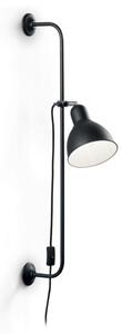 Nástenné svietidlo Ideal lux 179643 SHOWER AP1 NERO 1xE27 60W čierna