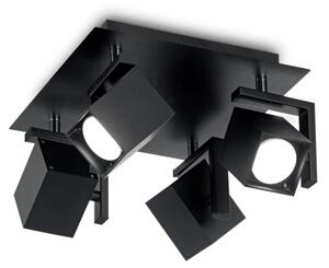 Stropné svietidlo Ideal lux 156712 MOUSE PL4 NERO 4xGU10 50W čierna