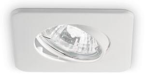 Zápustné svietidlo Ideal lux 138978 LOUNGE BIANCO 90x90 1xGU10 50W