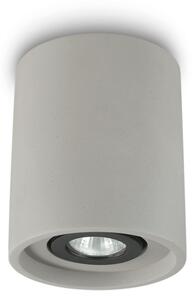 Stropné svietidlo Ideal lux 150437 OAK PL1 ROUND CEMENTO 1xGU10 35W cement