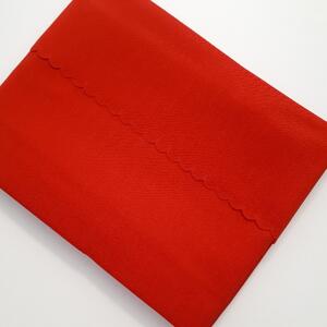 Kera Teflónový obrus OVÁL červený červená Polyester 140x180 cm