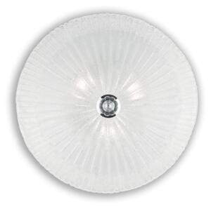 Stropné svietidlo Ideal lux 008608 SHELL PL3 TRASPARENTE 3xE27 60W