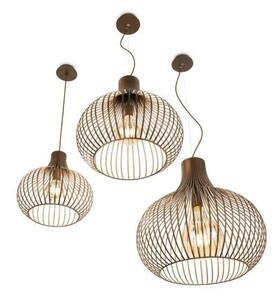 Závesné svietidlo Ideal lux 205298 ONION SP1 D38 1xE27 60W hnedá