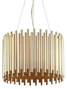 Závesné svietidlo Ideal lux 208817 PAN SP5 5xE27 60W zlato