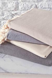 Denizli Concept Jemný tkaný prehoz na pohovku aj posteľ TRENDY KOLTUK sivý sivá 170x230 cm