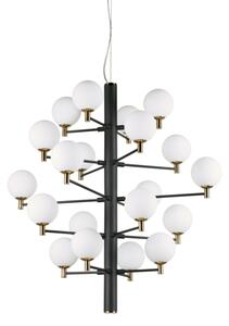 Závesné svietidlo Ideal lux 197333 COPERNICO SP20 NERO 20xG9 40W čierna