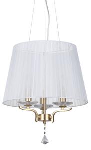 Závesné svietidlo/Luster Ideal lux 197715 PEGASO SP3 OTTONE SATINATO 3xE14 40W