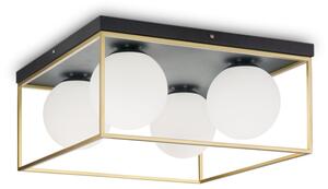 Stropné svietidlo Ideal lux 198156 LINGOTTO PL4 4xE14 40W čierna