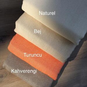 Denizli Concept Jemný tkaný prehoz na pohovku aj posteľ TRENDY KOLTUK natura 170x230 cm