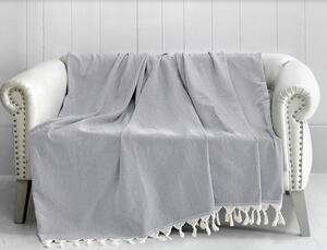 Denizli Concept Jemný tkaný prehoz na pohovku aj posteľ TRENDY KOLTUK sivý sivá 170x230 cm