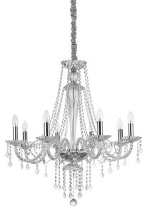 Závesné svietidlo/Luster Ideal lux 168777 AMADEUS SP8 8xE14 40W chróm
