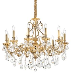 Závesné svietidlo/Luster Ideal lux 164960 GIOCONDA SP12 ORO 12xE14 40W