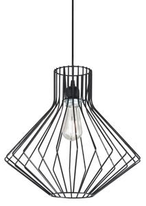 Závesné svietidlo Ideal lux 167497 AMPOLLA-4 SP1 NERO 1xE27 60W čierna