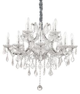 Závesné svietidlo/Luster Ideal lux 167251 NAPOLEON SP12 CROMO 12xE14 40W chróm