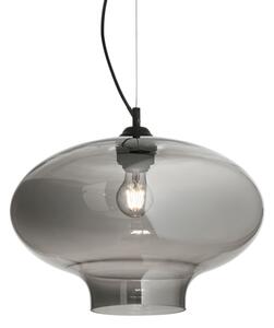 Závesné svietidlo Ideal lux 120904 BISTRO SP1 ROUND FUME 1xE27 60W čierna