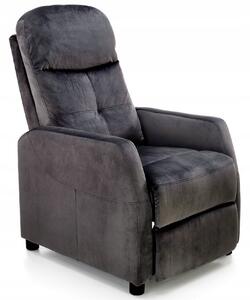 Rozkladacie odpočinkové kreslo Comfort Velvet Black