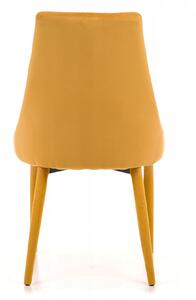 - Celočalúnená jedálenská stolička VOLTURNO FARBA: žltá