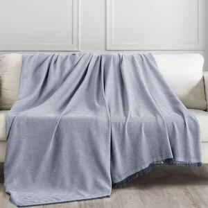 Denizli Concept Jemný tkaný prehoz na pohovku aj posteľ ELITE sivý sivá 170x240 cm