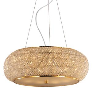 Závesné svietidlo Ideal lux 082257 PASHA SP10 ORO 10xE14 40W
