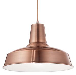 Závesné svietidlo Ideal lux 093697 MOBY SP1 RAME 1xE27 60W meď