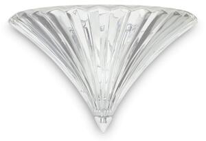 Nástenné svietidlo Ideal lux 087368 SANTA AP1 BIG TRASPARENTE 1xE14 40W
