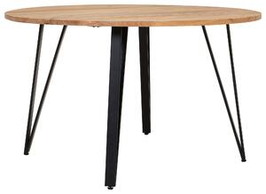 JEDÁLENSKÝ STÔL, akácia, čierna, farba akácie, 130/130/76 cm Livetastic - Stoly, Online Only