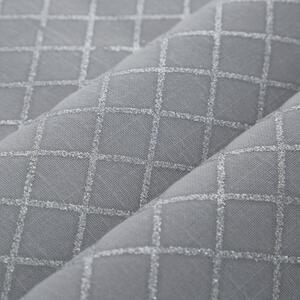 Eurofirany Luxusný obrus ARANA sivý sivá Polyester 85x85 cm