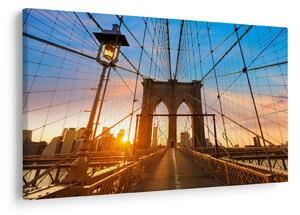Obraz - Brooklynský most, Manhattan, New York (90x60 cm)