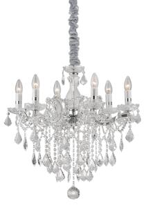 Závesné svietidlo/Luster Ideal lux 035628 FLORIAN SP6 CROMO 6xE14 40W