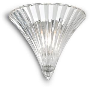 Nástenné svietidlo Ideal lux 013060 SANTA AP1 SMALL TRASPARENTE 1xE14 40W
