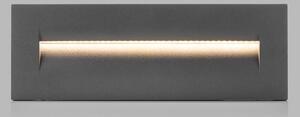 LED2 5141534 STEP IN L zápustné hranaté exteriérové svietidlo 87x255mm 8,5W/250lm 3000K IP54 antracit