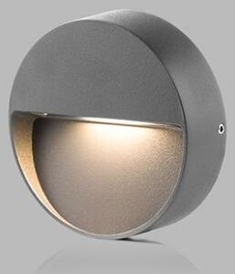 LED2 5130434 STEP ON R nástenné exteriérové svietidlo 100mm 3W/175lm 3000K IP54 antracit