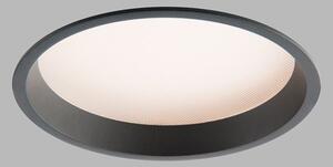 LED2 2250733 ZETA L okrúhle zápustné bodové svietidlo 200 mm 25W/2500lm 3000K čierna