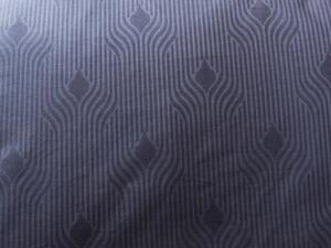 ISSIMO Luxusné žakardové návliečky BOTILO CLARED tmavošedá Jacquard 100% bavlna 1x70x90,1x140x200 cm