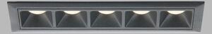 LED2 2250933 LINEAR 5 zápustné bodové svietidlo 147mm 10W/1050lm 3000K čierna