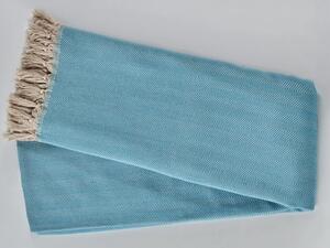 Denizli Concept Jemný tkaný prehoz na pohovku aj posteľ SIRTI tyrkysový tyrkysová 200x240 cm