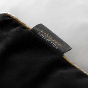 Dovoz EU Dekoračná obliečka VICTORIA 6 - čierno-zlatá čierna Polyester 45x45 cm