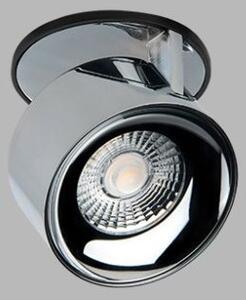 LED2 21507335 KLIP kruhové otočné zápustné bodové svietidlo 77mm 11W/770lm 3000K čierno chrómová